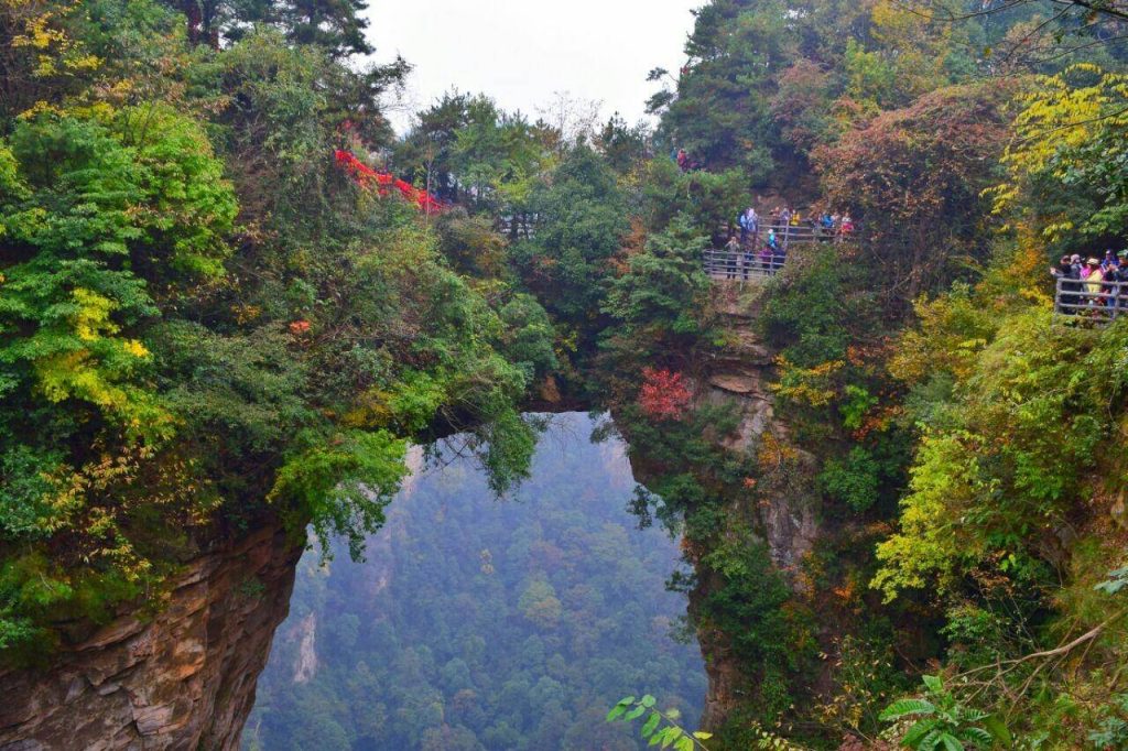 Zhangjiajie No. 1 Bridge in the world