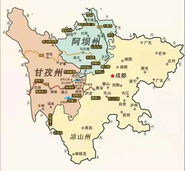 四川地图