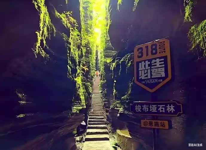 恩施梭布垭石林景区