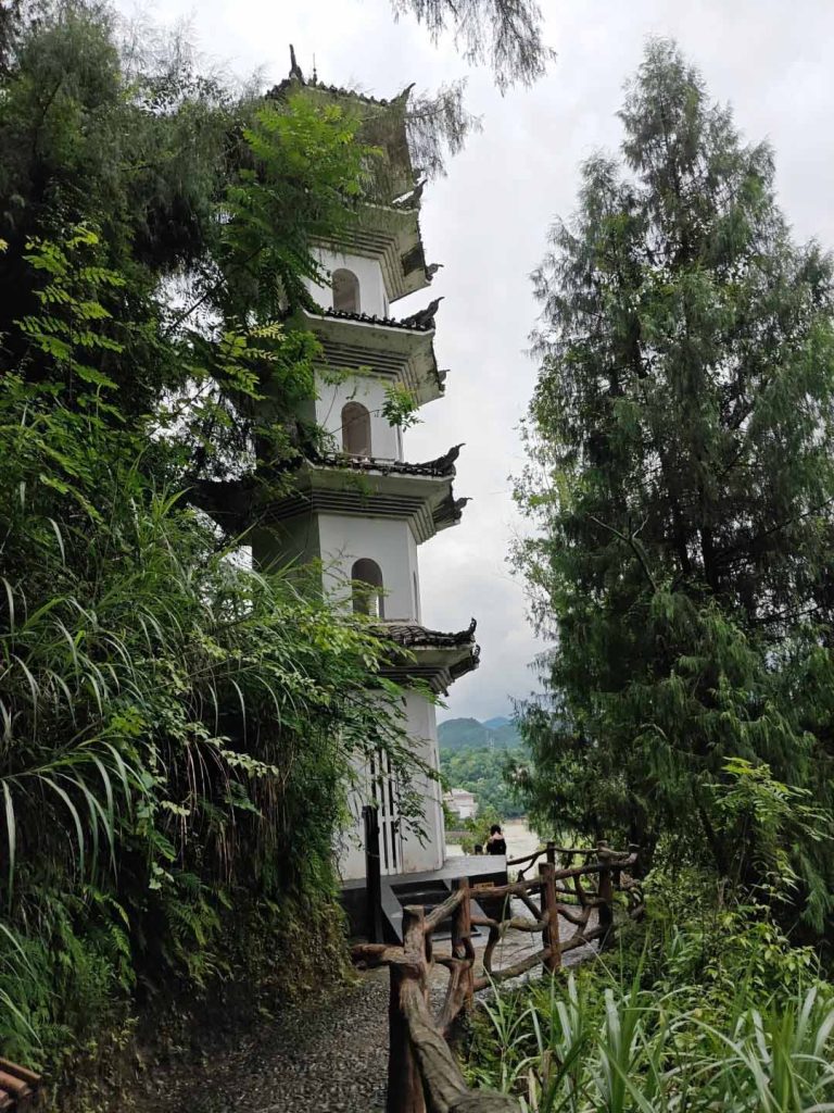 湘西边城茶峒白塔