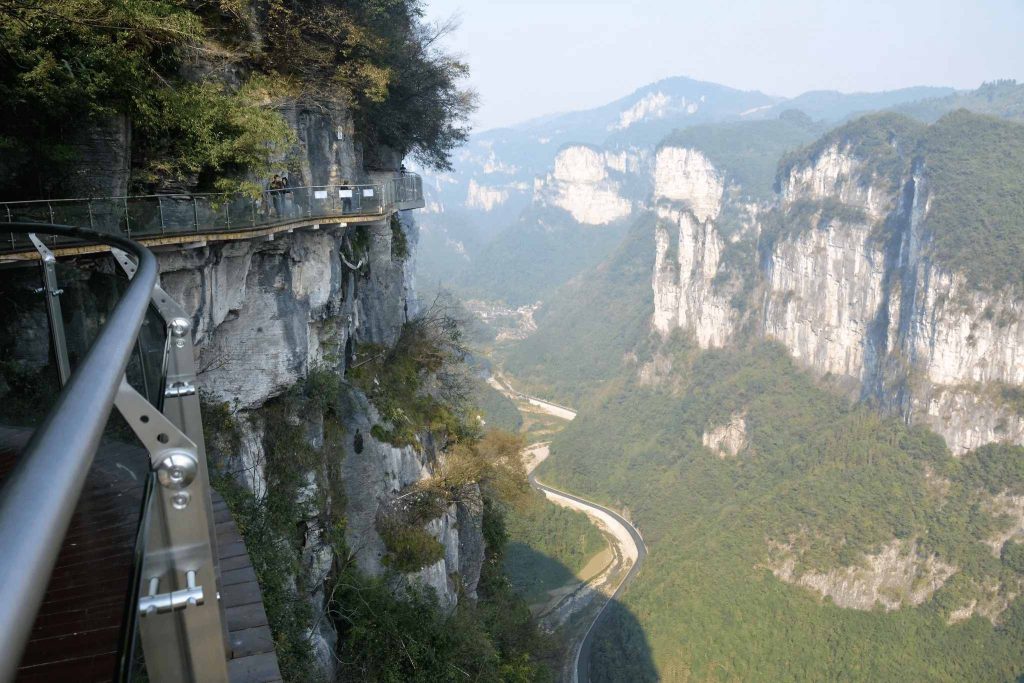 矮寨懸崖棧道
