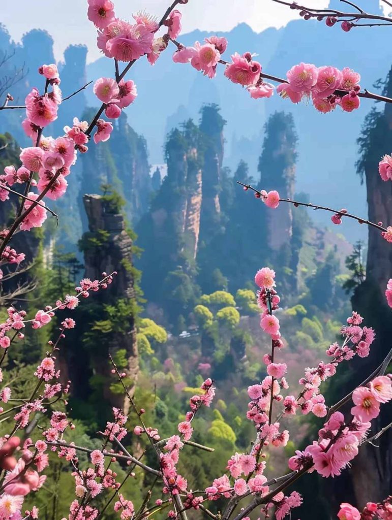 张家界森林公园春天