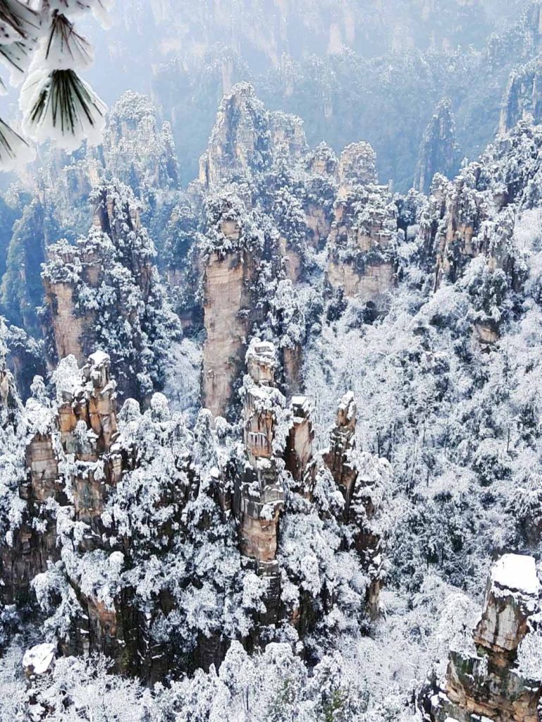 冬季恋歌张家界森林公园