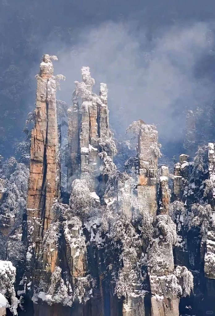 冬季恋歌张家界森林公园