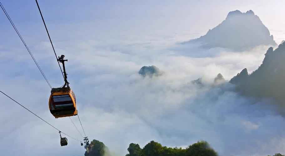 天门索道云海