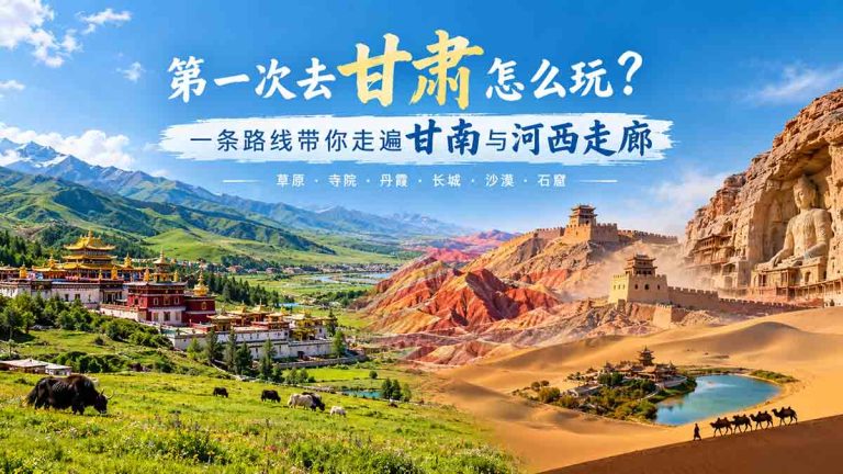 第一次去甘肃怎么玩？一条路线带你走遍甘南与河西走廊
